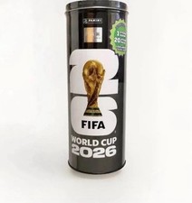 Panini: 2026 FIFA World Cup Tin, Album + 20 Sticker Packs, NEW, US VERSION