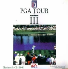 PGA Tour Golf III 3 MAC CD classic arcade golfers swing putt golfing sports game