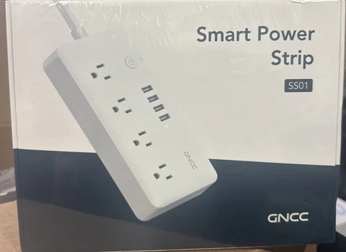 Smart WIFI Power Strip 4 USB 4 Outlet Works W/ Alexa, Google Assistant