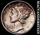 1943 Mercury Dime- Silver  Scarce High Grade  No Reserve  #i4316