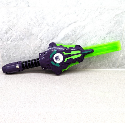 Transformers Energon Megatron Schwert grün & lila - Sounds Cosplay LESEN