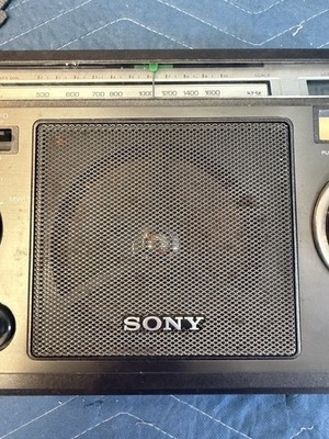 SONY 5BAND FM/AM/SW1-3 Receiver, Model No ICF-6500W, Tested/Works