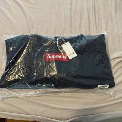 Supreme MM6 Maison Margiela Box Logo Zip Up Hooded Sweatshirt Navy
