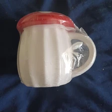 4" Tall ICUP 2022 Ceramic Coffee Soup Cocoa Tea Drinking Cup With Mushroom Lid