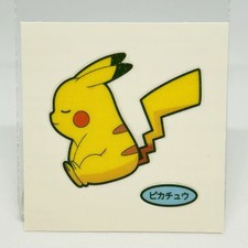 Pok mon Bread Deco Chara Sticker "Pikachu" Reusable Seal Japan Exclusive Rare