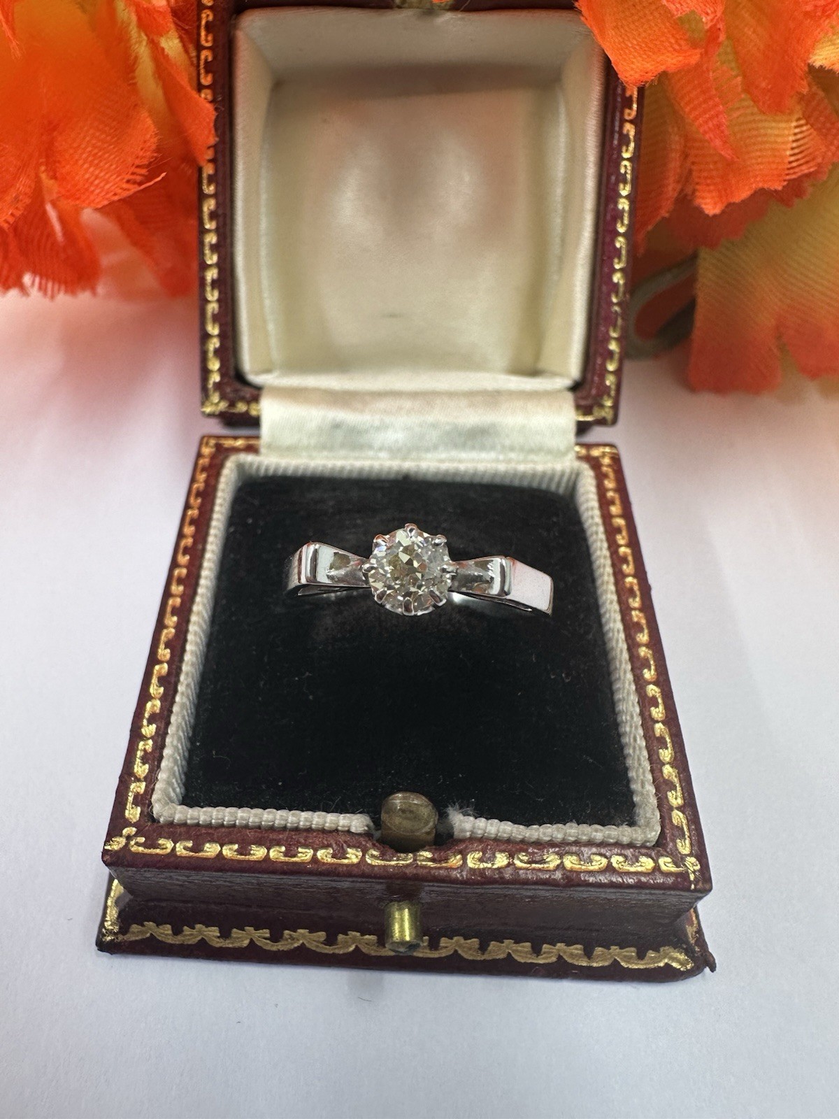 Fancy Unusual Diamond 0.40ct Platinum Ring