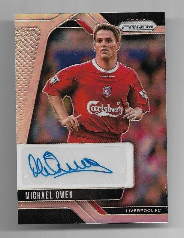 Michael Owen Autographed Soccer Sports Trading Cards & Accessories