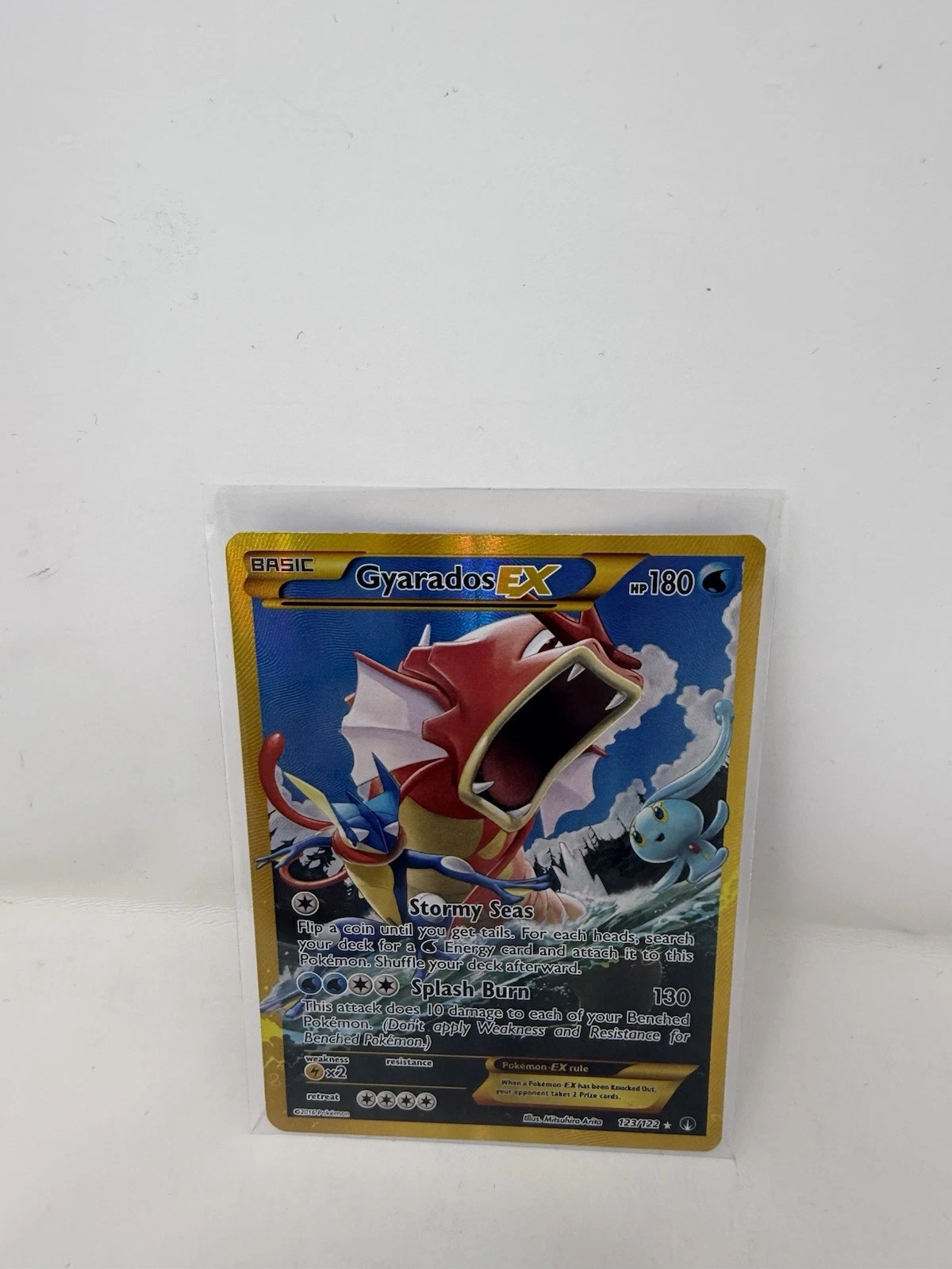 Gyarados EX 123/122 Secret Rare BREAKpoint Pokemon Card