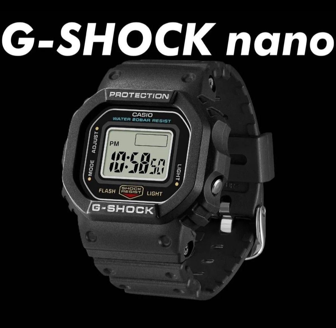 CASIO G-SHOCK Nano DWN-5600-1JR Ring Watch Black 5600 SERIES