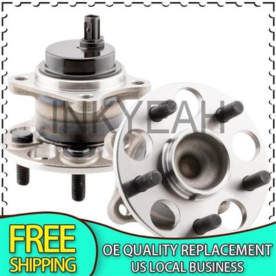 Prius Wheels Oem 2-Pack Rear Wheel Hub &amp; Bearing Assemblies For 2010-2015 Toyota Prius (FWD, Non-Driven) Rear Hub Assembly FWD 2010-2015 Prius 1.8L