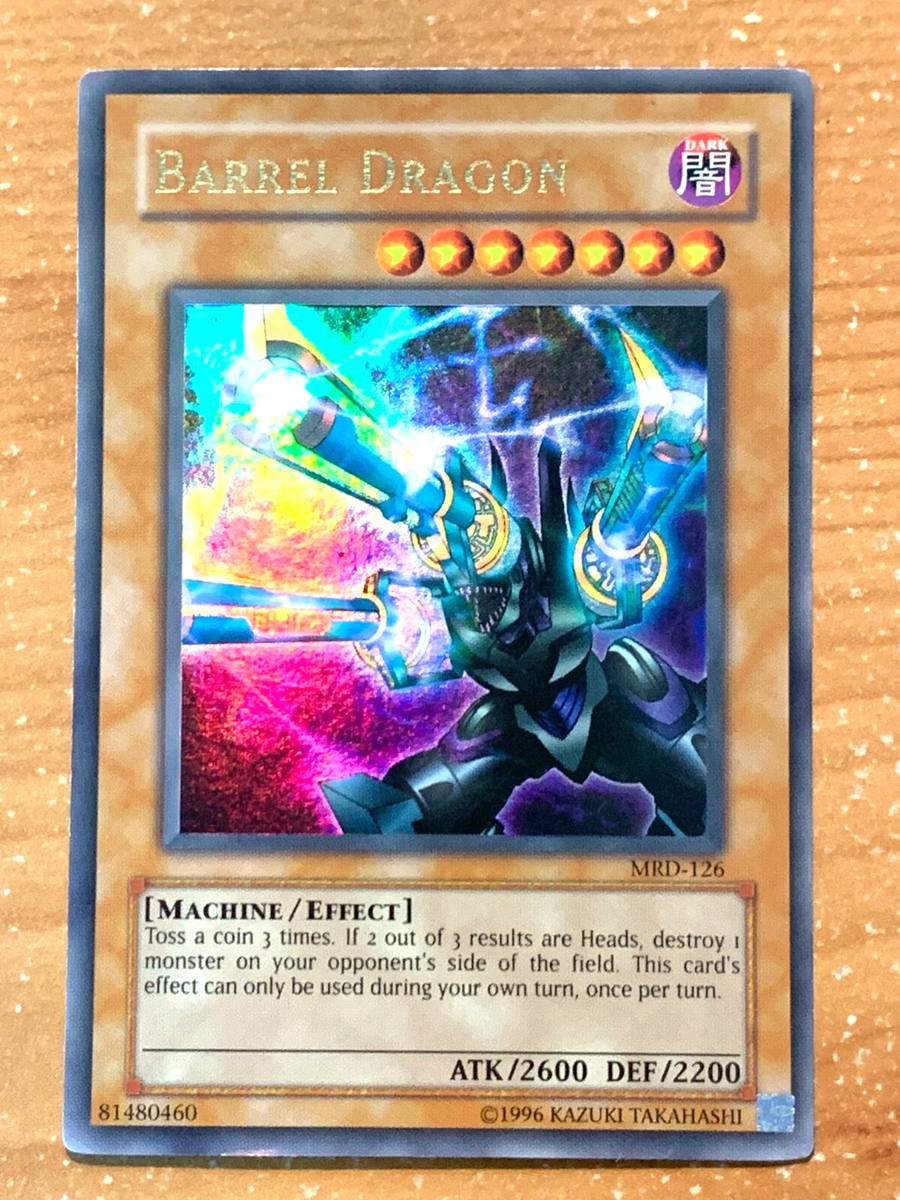 yugioh Barrel Dragon MRD-126 Unlimited Edition Ultra Rare Lightly