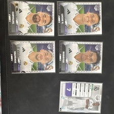 Panini 2023-24 LaLiga Real Madrid 10 Card Lot Carvajal Valverde Rodrygo Vini Jr.