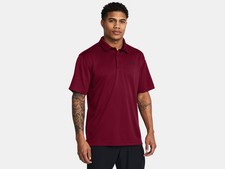 Under Armour Tech Polo Cardinal Red - Mens Polo - 1290140-625