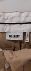 WEEKDAY Women's Beige Pleated Tapered Dress/'Dad' Pants Casual Solid- IT 40 — photo 2