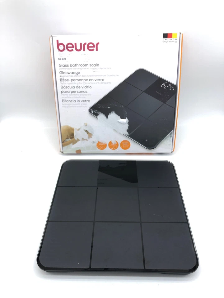 Pèse-personne en verre Beurer GS 235 avec écran Magic - Photo 3/4
