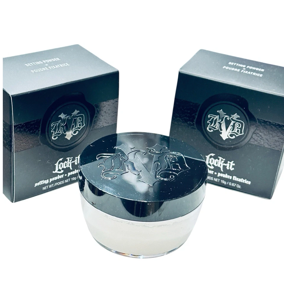 2 Kat Von D Lock-It Setting Powder Translucent Loose Powder 0.67 oz - Image 3 of 4