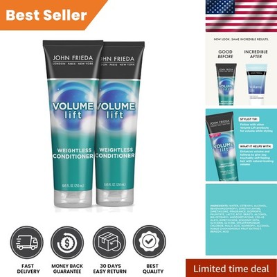 Weightless Volume Lift Conditioner 8.45 Oz (2 Pack) - For Touchable Softness