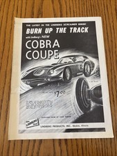 Vintage Cobra Coup Lindberg Line 1/24 Scale Magazine Ad Slot Car