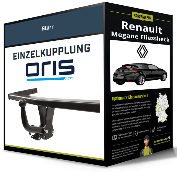 Starre AnhäNgerkupplung für Renault Megane Fliessheck 06- II Typ BM0/CM0 Oris-image