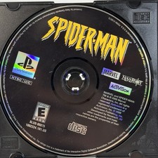 Spider-Man PS1 Game Disc Only NTSC-U/C Tested