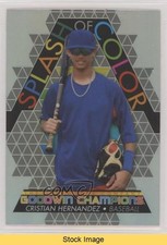 2022 Upper Deck Goodwin Champions Rainbow Cristian Hernandez #SCP26 READ 4et