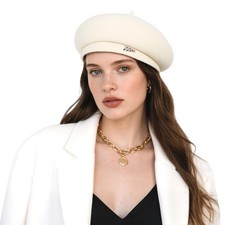 Wool Beret Hat French Classic Solid Color Winter Warm Cap Retro Painter