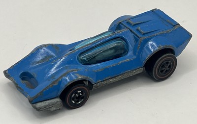 1971 Hot Wheels Redline BUGEYE - 1970 Mattel Inc Pat d Date - Die-cast Car Blue