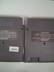 2 retro Nintendo games NES Track & Field + Nintendo  World Cup   26306 wt12