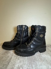 Harley Davidson 84053 CASPER LOGGER Women's Black Motorcycle Riding Boots - Sz 7