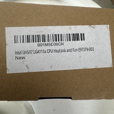 Intel E97379-003 Core i3 i5 i7 Socket LGA 1150 1151 1155 NEW CPU FAN HEATSINK