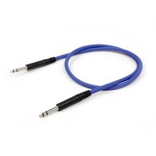 Redco/Mogami TT to TT Studio Patch Cable with Nickel Connectors - Blue, 24"
