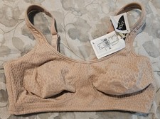 NWT Amoena Mona SB 0614 Wire-Free Mastectomy Bra size 42B Beige/Nude