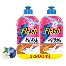 Flash Direct To Floor Berry & Cherry Blossom All Purpose Floor Cleaner 2x800ML 5.28 per litre