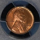 1914-D Lincoln Wheat Cent Penny Denver Mint Coin, Key Date, Very Fine Condition