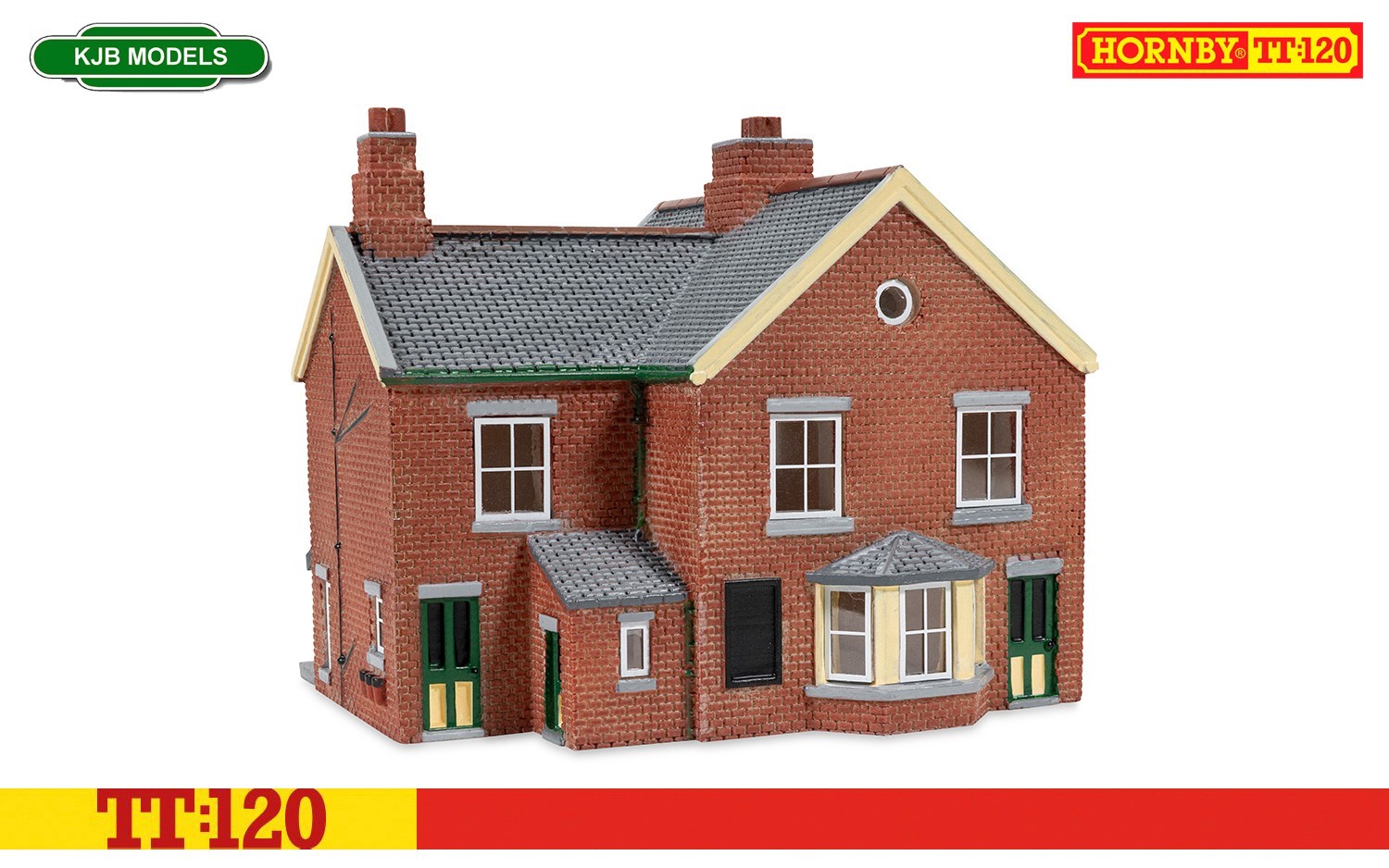 Station Office - Red Brick House Building TT Gauge Hornby TT:120 TT9017