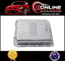 Polished Aluminium TH700 Automatic Transmission Pan - Finned auto fluid sump