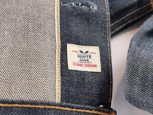 Tellason Type III Cone Mills White Oak  S Mens Denim Jacket USA NWOT P2P 19.5 image 6