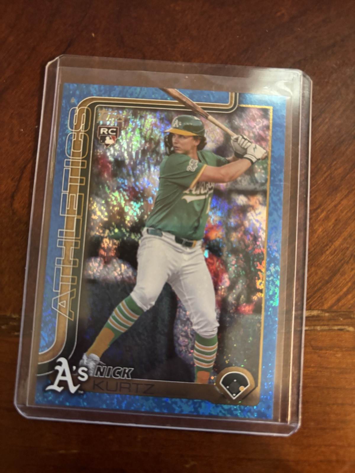2025 Topps Update Series - Nick Kurtz #US201 Blue Holofoil /150 (RC)