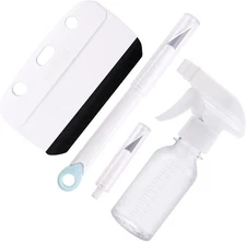 4pcs Window Film Installation Kit Privacy Tint Tools – Squeegee, Knife, Spray