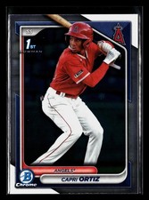 Capri Ortiz 2024 Bowman Chrome Prospect 1st #BCP-73 Angels Rookie *026