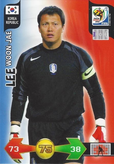 2010 Panini World Cup South Africa '10 Adrenalyn XL Base Common Korea Rep - USA