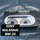 Junk SONY Cassette Player Walkman WM-20 Black l56