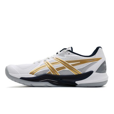ASICS Unisex Powerbreak FF Indoor - White/Black - 1071A101-101 Expeditedship