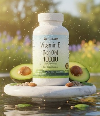 Vitamin E 1000 IU - Capsules - Non-Oily - 1 Dietary Supplement