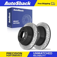 Rear Drilled Slotted Brake Rotors for Chevy Trailblazer GMC Envoy 4.2L V8