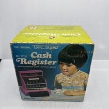Vintage Tom Thumb Pink Metal Cash Register 60s Western Stamping Co Model 1549