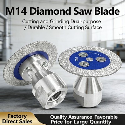 3pcs 50MM Brazed Saw Blades M14 Angle Grinder Cutting Carving Disc BAK