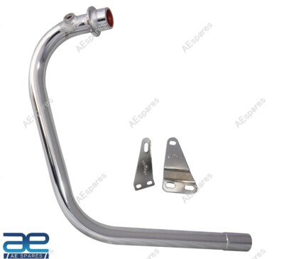 Short Bend Pipe Better Sound For Royal Enfield New Classic Reborn Meteor 350 @RE