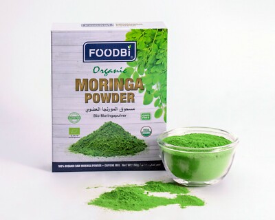 FOODBi Organic Moringa Leaf Powder Oleifera 100% Pure Natural Superfood