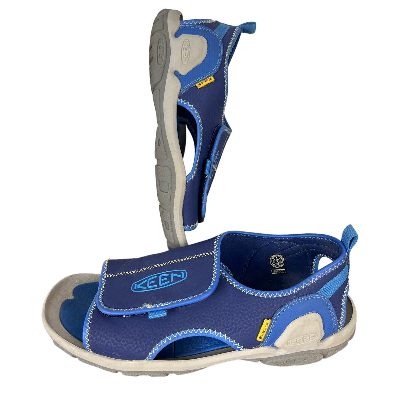Scarpa sandalo KEEN donna 8 bambini grandi 6 nodi fiume punta aperta regolabile acqua